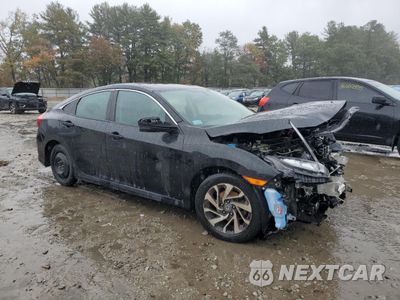 Czwarte zdjęcie samochodu z boku: 2018 HONDA CIVIC EX VIN:19XFC2F78JE009815 - miniatura