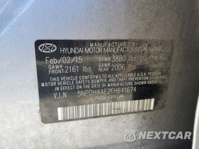 Zdjęcie 12 z 12 samochodu: 2015 HYUNDAI ELANTRA SE VIN:5NPDH4AE2FH641674 - miniatura