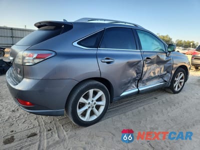 Trzecie zdjęcie samochodu z tyłu: 2012 LEXUS RX 350 VIN:2T2ZK1BA1CC073204 - miniatura