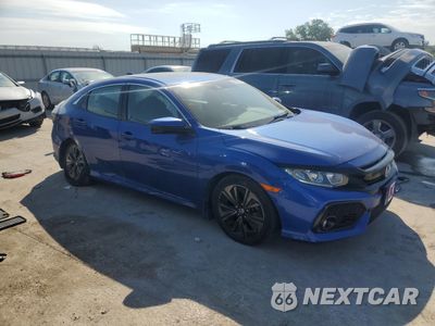 Czwarte zdjęcie samochodu z boku: 2018 HONDA CIVIC EX VIN:SHHFK7H69JU217568 - miniatura