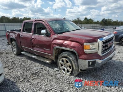 Czwarte zdjęcie samochodu z boku: 2014 GMC SIERRA K1500 SLT VIN:3GTU2VEC2EG489855 - miniatura