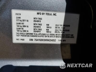 Zdjęcie 13 z 15 samochodu: 2024 TESLA MODEL Y VIN:7SAYGDEDXRA334052 - miniatura
