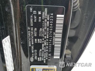 Zdjęcie 23 z 24 samochodu: 2019 KIA OPTIMA LX VIN:5XXGT4L37KG340234 - miniatura