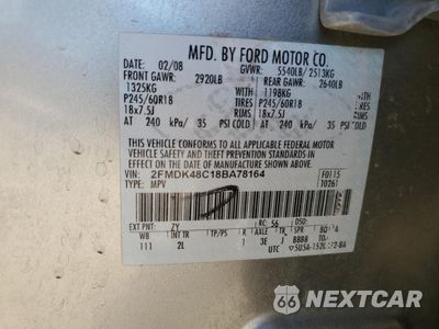 Zdjęcie 12 z 12 samochodu: 2008 FORD EDGE SEL VIN:2FMDK48C18BA78164 - miniatura