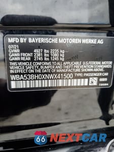 Zdjęcie 12 z 13 samochodu: 2022 BMW 530 I VIN:WBA53BH0XNWX41500 - miniatura
