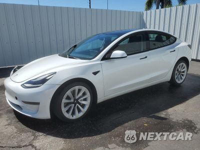 2022 TESLA MODEL 3 5YJ3E1EA3NF370180 - główne zdjęcie licytacji z USA - miniatura