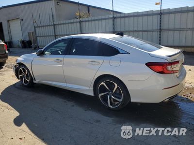 Drugie zdjęcie samochodu z przodu: 2022 HONDA ACCORD SPORT SE VIN:1HGCV1F46NA055523 - miniatura