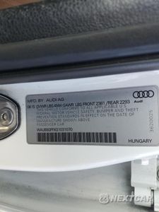 Zdjęcie 12 z 12 samochodu: 2016 AUDI A3 PREMIUM VIN:WAUB8GFFXG1031070 - miniatura