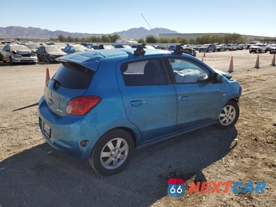 Trzecie zdjęcie samochodu z tyłu: 2014 MITSUBISHI MIRAGE ES VIN:ML32A4HJ3EH013301 - miniatura