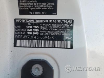 Zdjęcie 12 z 14 samochodu: 2005 MERCEDES-BENZ SLK 55 AMG VIN:WDBWK73F45F059438 - miniatura