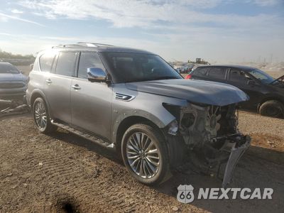 Czwarte zdjęcie samochodu z boku: 2019 INFINITI QX80 LUXE VIN:JN8AZ2NC3K9460569 - miniatura