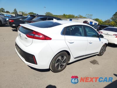 Trzecie zdjęcie samochodu z tyłu: 2019 HYUNDAI IONIQ SEL VIN:KMHC75LC6KU119397 - miniatura