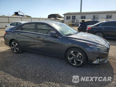 Czwarte zdjęcie samochodu z boku: 2022 HYUNDAI ELANTRA SEL VIN:5NPLN4AG2NH057389 - miniatura