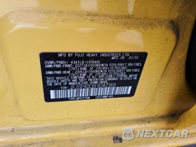 Zdjęcie 12 z 12 samochodu: 2015 SUBARU XV CROSSTREK 2.0 PREMIUM VIN:JF2GPADC6F8242369 - miniatura