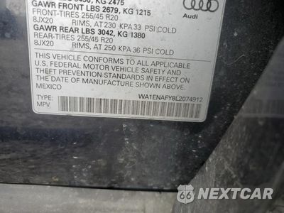 Zdjęcie 12 z 13 samochodu: 2020 AUDI Q5 TITANIUM PREMIUM PLUS VIN:WA1ENAFY8L2074912 - miniatura