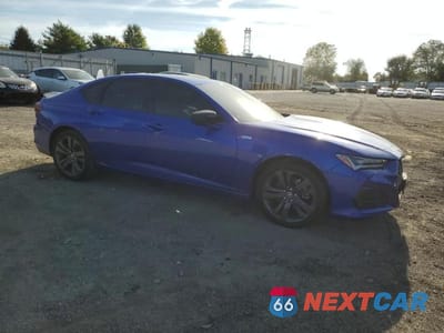 Czwarte zdjęcie samochodu z boku: 2023 ACURA TLX A-SPEC VIN:19UUB6F52PA005661 - miniatura