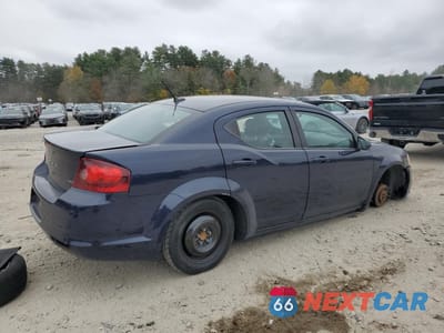 Trzecie zdjęcie samochodu z tyłu: 2013 DODGE AVENGER SXT VIN:1C3CDZCG0DN586288 - miniatura