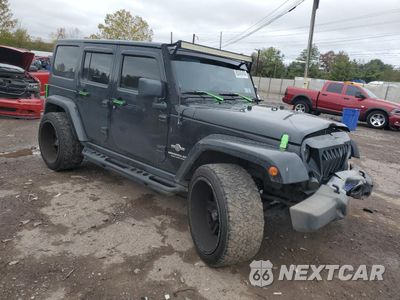 Czwarte zdjęcie samochodu z boku: 2014 JEEP WRANGLER UNLIMITED SPORT VIN:1C4BJWDG3EL235742 - miniatura