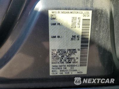 Zdjęcie 13 z 15 samochodu: 2014 NISSAN ALTIMA 2.5 VIN:1N4AL3AP7EC408841 - miniatura