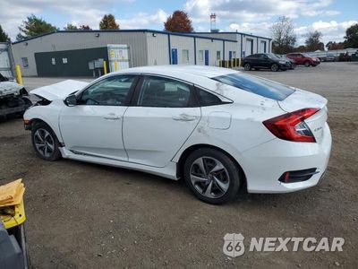 Drugie zdjęcie samochodu z przodu: 2019 HONDA CIVIC LX VIN:19XFC2F65KE027570 - miniatura