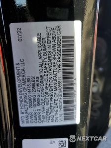Zdjęcie 12 z 12 samochodu: 2022 HONDA ACCORD SPORT VIN:1HGCV1F37NA065811 - miniatura