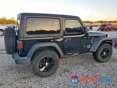 Trzecie zdjęcie samochodu z tyłu: 2020 JEEP WRANGLER SPORT VIN:1C4GJXAN2LW302549 - miniatura