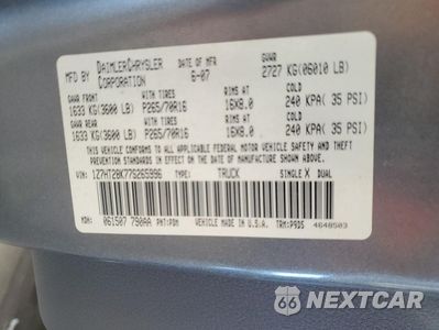 Zdjęcie 13 z 15 samochodu: 2007 MITSUBISHI RAIDER LS VIN:1Z7HT28K77S265996 - miniatura
