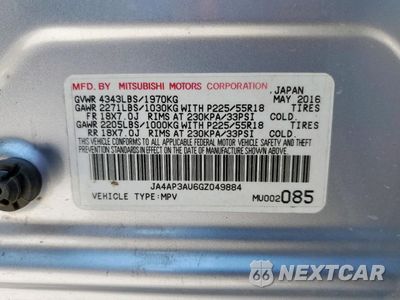 Zdjęcie 13 z 13 samochodu: 2016 MITSUBISHI OUTLANDER SPORT ES VIN:JA4AP3AU6GZ049884 - miniatura