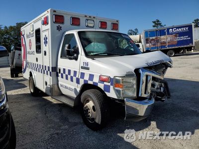 Czwarte zdjęcie samochodu z boku: 2016 FORD ECONOLINE E350 SUPER DUTY CUTAWAY VAN VIN:1FDWE3FS6GDC42831 - miniatura