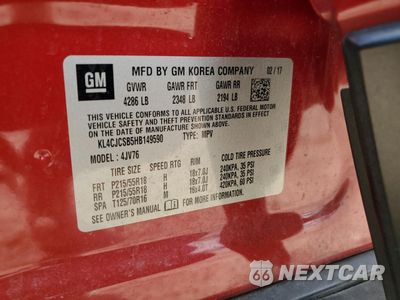 Zdjęcie 13 z 14 samochodu: 2017 BUICK ENCORE ESSENCE VIN:KL4CJCSB5HB149590 - miniatura