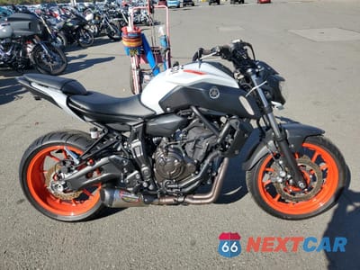 2019 YAMAHA MT07 JYARM27E6KA004264 - główne zdjęcie licytacji z USA - miniatura