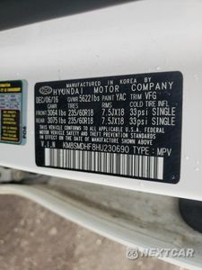 Zdjęcie 12 z 12 samochodu: 2017 HYUNDAI SANTA FE SE VIN:KM8SMDHF8HU230690 - miniatura