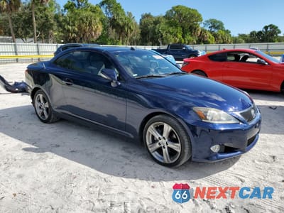 Czwarte zdjęcie samochodu z boku: 2012 LEXUS IS 250 VIN:JTHFF2C26C2522060 - miniatura