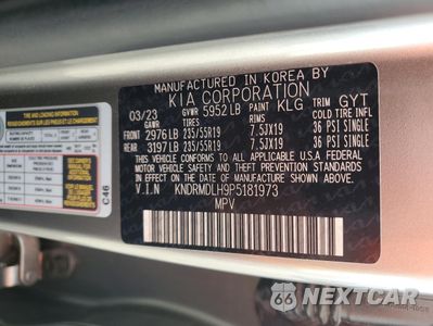 Zdjęcie 13 z 16 samochodu: 2023 KIA SORENTO SX PRESTIGE VIN:KNDRMDLH9P5181973 - miniatura