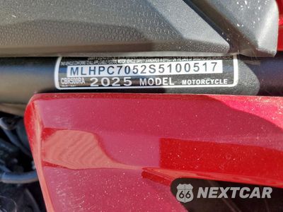 Zdjęcie 8 z 9 samochodu: 2025 HONDA CBR500 RA VIN:MLHPC7052S5100517 - miniatura