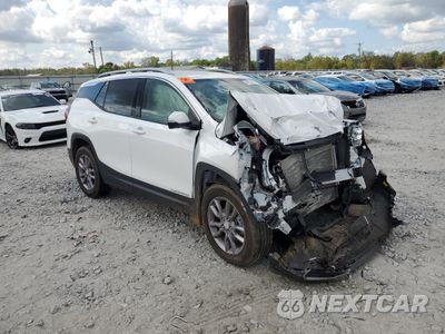 Czwarte zdjęcie samochodu z boku: 2023 GMC TERRAIN SLT VIN:3GKALPEG4PL243080 - miniatura