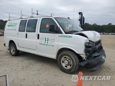 Czwarte zdjęcie samochodu z boku: 2022 CHEVROLET EXPRESS G2500 VIN:1GCWGAF75N1204598 - miniatura