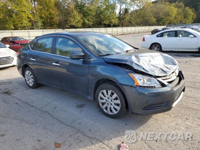 Czwarte zdjęcie samochodu z boku: 2014 NISSAN SENTRA S VIN:3N1AB7AP2EY269152 - miniatura