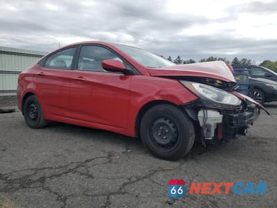 Czwarte zdjęcie samochodu z boku: 2012 HYUNDAI ACCENT GLS VIN:KMHCU4AE4CU162175 - miniatura