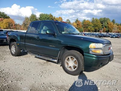 Czwarte zdjęcie samochodu z boku: 2003 GMC SIERRA K1500 DENALI VIN:2GTFK69U331311685 - miniatura