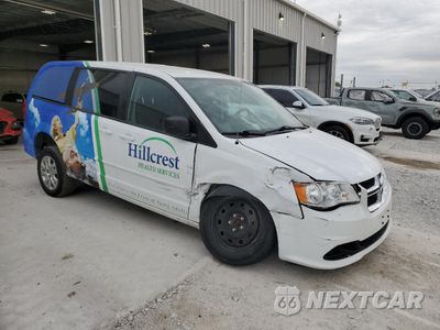 Czwarte zdjęcie samochodu z boku: 2017 DODGE GRAND CARAVAN SE VIN:2C4RDGBG9HR834431 - miniatura