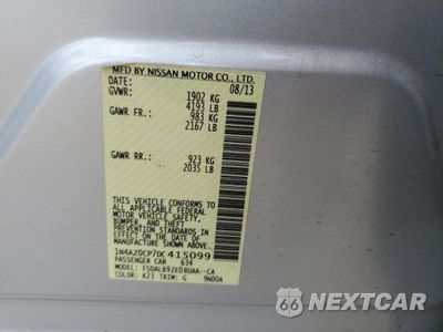 Zdjęcie 12 z 12 samochodu: 2013 NISSAN LEAF S VIN:1N4AZ0CP7DC415099 - miniatura