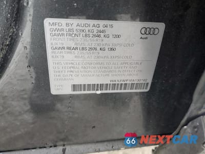 Zdjęcie 13 z 13 samochodu: 2015 AUDI Q5 PREMIUM PLUS VIN:WA1LFAFP1FA130162 - miniatura
