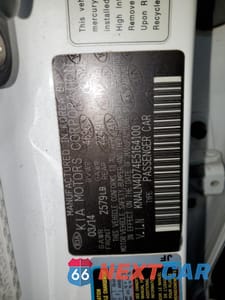 Zdjęcie 12 z 12 samochodu: 2014 KIA CADENZA PREMIUM VIN:KNALN4D74E5164100 - miniatura