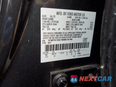 Zdjęcie 13 z 13 samochodu: 2022 FORD MUSTANG MACH-E SELECT VIN:3FMTK1SS1NMA18146 - miniatura