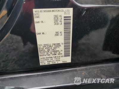 Zdjęcie 12 z 15 samochodu: 2022 NISSAN ALTIMA SV VIN:1N4BL4DV9NN385930 - miniatura