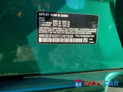 Zdjęcie 13 z 15 samochodu: 2026 BMW M5 VIN:WBS83FK05TCV67939 - miniatura