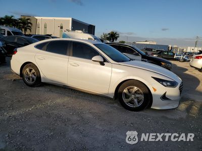Czwarte zdjęcie samochodu z boku: 2022 HYUNDAI SONATA SE VIN:5NPEG4JA3NH135242 - miniatura