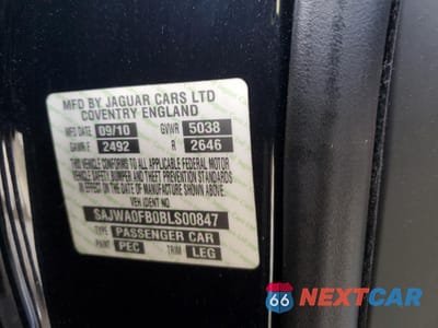 Zdjęcie 12 z 14 samochodu: 2011 JAGUAR XF VIN:SAJWA0FB0BLS00847 - miniatura