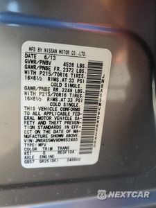 Zdjęcie 13 z 13 samochodu: 2013 NISSAN ROGUE S VIN:JN8AS5MV9DW652480 - miniatura